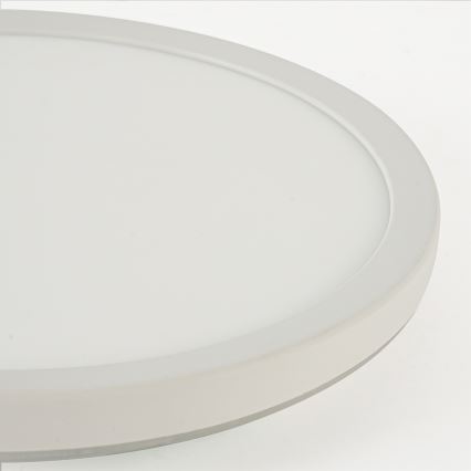 Brilagi - LED RGBW Dimmable ceiling light ULTRA SLIM LED/18W/230V 2700-6500K d. 30 cm white + remote control