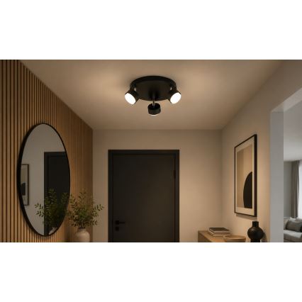 BRILAGI - LED RGB+CCT Dimmable Spotlight MONO 3xGX53/14W/230V 2700-6500K Wi-Fi Tuya, Black