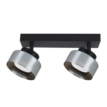 BRILAGI - LED RGB+CCT Dimmable Spotlight AURA LUX 2xGX53/14W/230V 2700-6500K Tuya Wi-Fi Black/Smoky