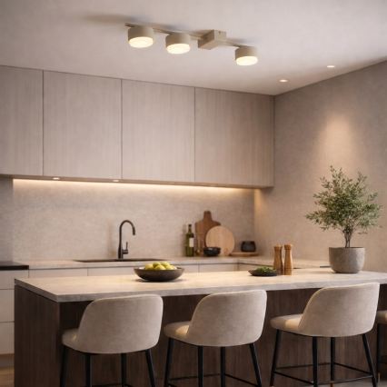 BRILAGI - LED RGB+CCT Dimmable MONO Spot Light 3xGX53/14W/230V 2700-6500K Tuya Wi-Fi beige