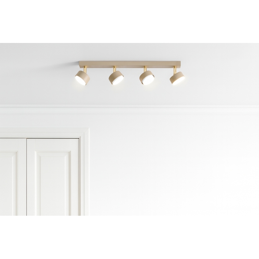 BRILAGI - LED RGB+CCT Dimmable spotlight MONO 4xGX53/14W/230V 2700-6500K Wi-Fi Tuya beige