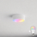 BRILAGI - LED RGBW Dimmable Bathroom Ceiling Light CLARE 1xE27/12W/230V 2700-6500K Ø 20 cm IP54 White
