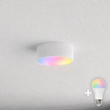 BRILAGI - LED RGBW Dimmable Bathroom Ceiling Light CLARE 1xE27/12W/230V 2700-6500K Ø 20 cm IP54 White