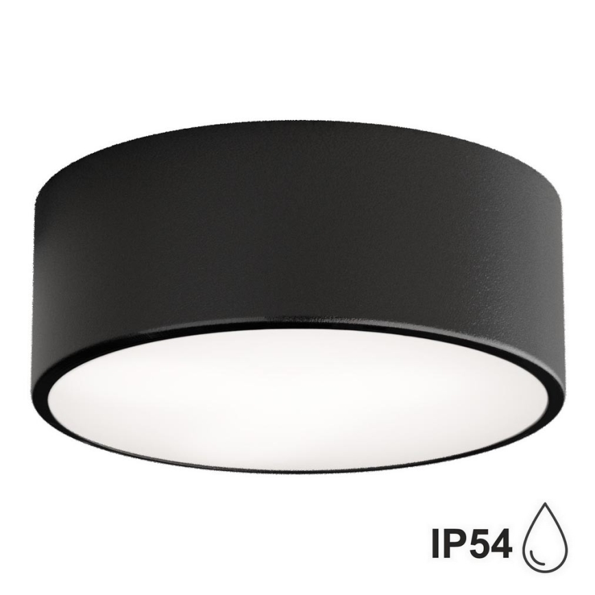 Brilagi - LED RGBW Dimmable Bathroom Ceiling Light CLARE 1xE27/9W/230V 2700–6500K Ø 20 cm IP54 Wi‑Fi Black