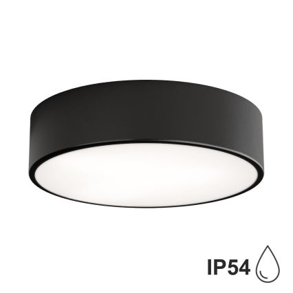 BRILAGI - LED RGBW Dimmable Bathroom Ceiling Light CLARE 2xE27/12W/230V 2700-6500K dia. 30 cm IP54 Black