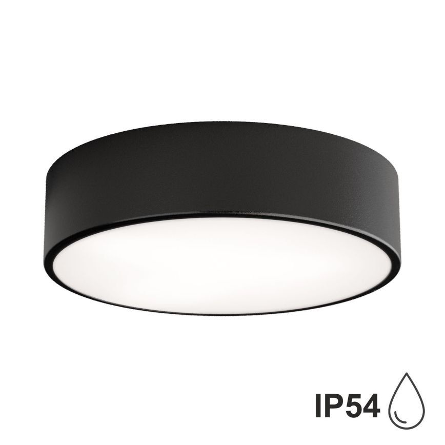 BRILAGI - LED RGBW Dimmable Bathroom Ceiling Light CLARE 2xE27/12W/230V 2700-6500K dia. 30 cm IP54 Black
