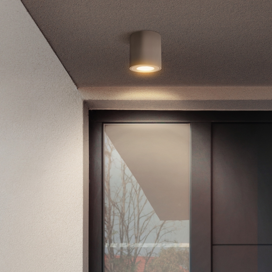Brilagi - LED RGBW Dimmable Bathroom Light MIA 1xGU10/4,8W/230V 3000K 84x80 mm Beige IP54 + Remote Control