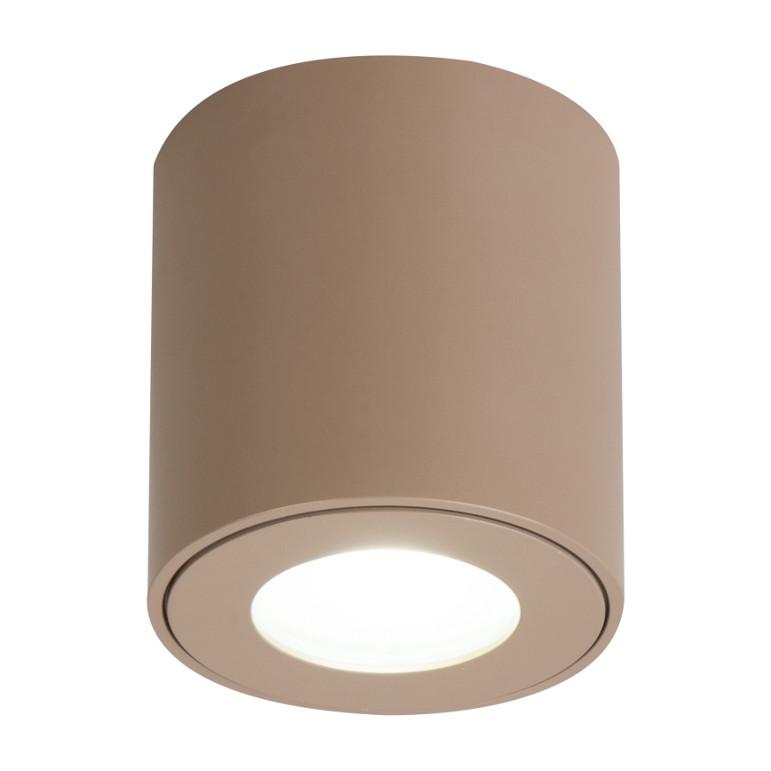 Brilagi - LED RGBW Dimmable Bathroom Light MIA 1xGU10/4,8W/230V 3000K 84x80 mm Beige IP54 + Remote Control