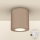 Brilagi - LED RGBW Dimmable Bathroom Light MIA 1xGU10/4,8W/230V 3000K 84x80 mm Beige IP54 + Remote Control