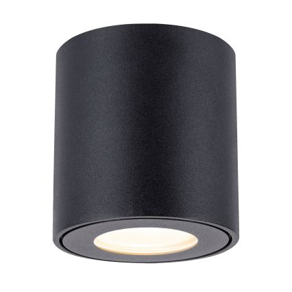Brilagi - LED RGBW Dimmable Bathroom Light MIA 1xGU10/4,8W/230V 3000K 84x80 mm Black IP54 + Remote Control