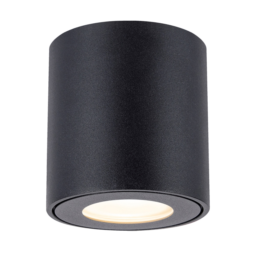Brilagi - LED RGBW Dimmable Bathroom Light MIA 1xGU10/4,8W/230V 3000K 84x80 mm Black IP54 + Remote Control
