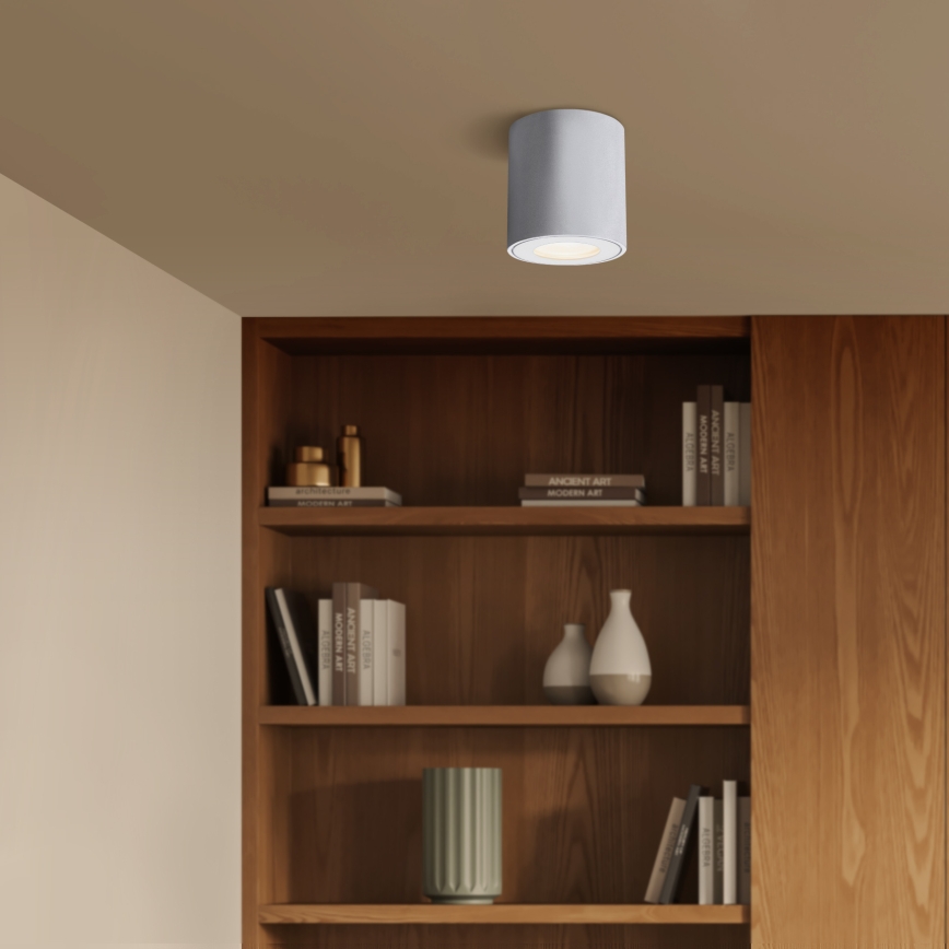 Brilagi - MIA LED RGBW dimmable bathroom light 1xGU10/4,8W/230V 3000K 84x80 mm white IP54 + remote control