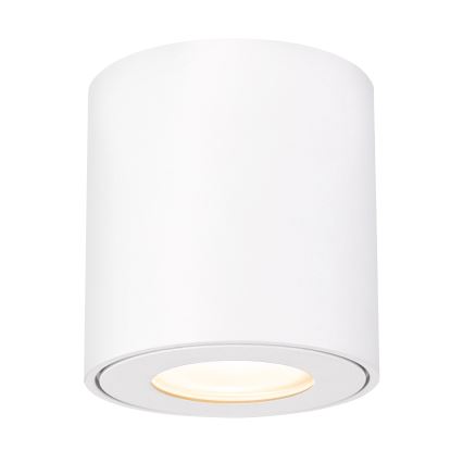 Brilagi - MIA LED RGBW dimmable bathroom light 1xGU10/4,8W/230V 3000K 84x80 mm white IP54 + remote control