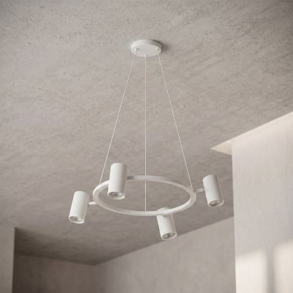 BRILAGI - LED RGBW Dimmable Cable-Suspended Chandelier SELE 4xGU10/6.5W/230V 2700–6500K White