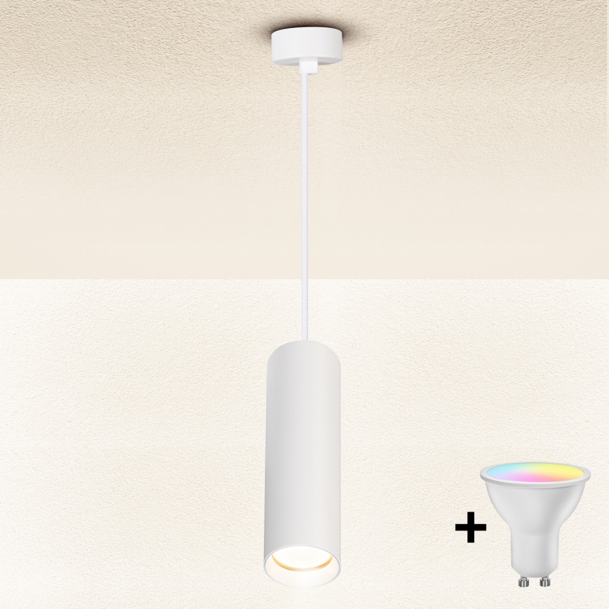 Brilagi - LED RGBW Dimmable Cable-Suspended Pendant SELE 1xGU10/6,5W/230V 2700-6500K white