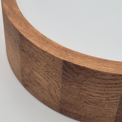 Brilagi - LED RGBW Dimmable ceiling light CARVALHO 1xE27/15W/230V 2700-6500K Wi-Fi oak Ø 27.5 cm