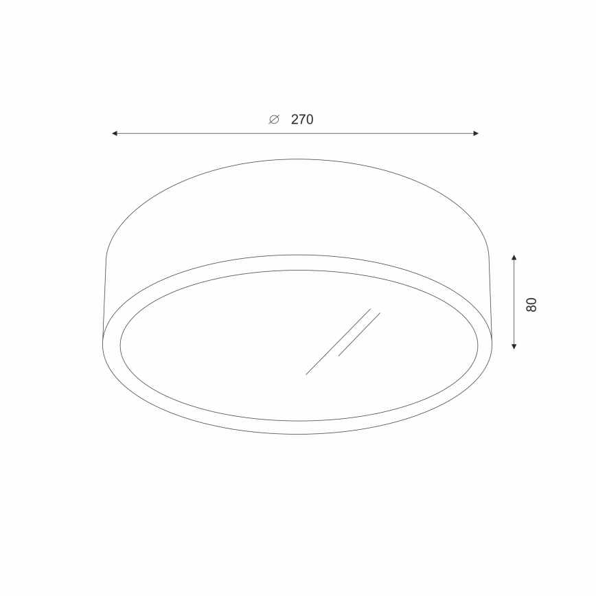 Brilagi - LED RGBW Dimmable ceiling light CARVALHO 1xE27/15W/230V 2700-6500K Wi-Fi oak Ø 27.5 cm