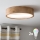 Brilagi - LED RGBW Dimmable Ceiling Light CARVALHO 2xE27/9W/230V 2700-6500K Wi-Fi Oak Ø 37.5 cm