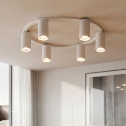 BRILAGI - SELE LED RGBW Dimmable Ceiling Light 6x GU10/6.5W/230V 2700-6500K White + Remote Control