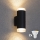 Brilagi - LED RGBW Dimmable Outdoor Wall Light MATERA 2xGU10/4,8W/230V 3000K IP54 Black + Remote Control