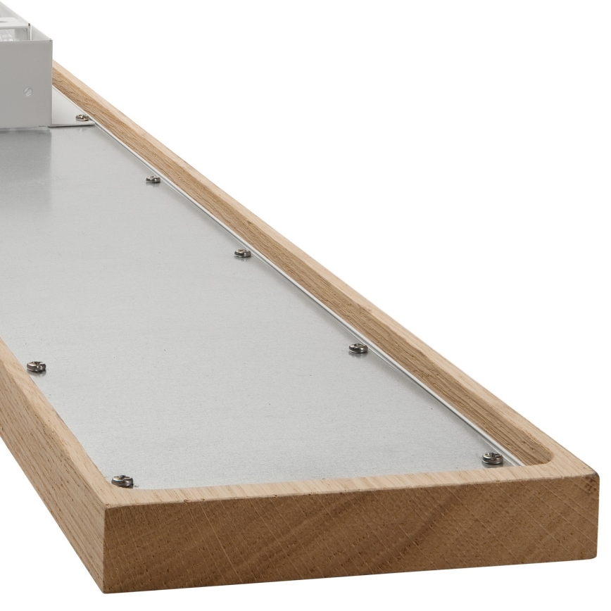 Brilagi - LED RGBW Dimmable panel WOODY FRAME LED/34W/230V 11,5x123 cm 2700-6500K oak + remote control