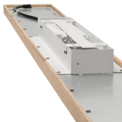 Brilagi - LED RGBW Dimmable panel WOODY FRAME LED/34W/230V 11,5x123 cm 2700-6500K oak + remote control