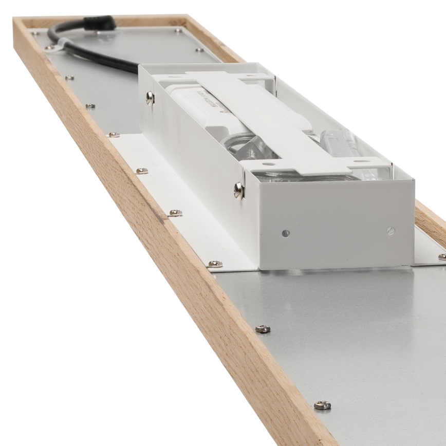Brilagi - LED RGBW Dimmable panel WOODY FRAME LED/34W/230V 11,5x123 cm 2700-6500K oak + remote control