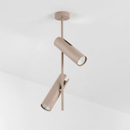 BRILAGI - LED RGBW Dimmable Rod-Mounted Chandelier BRANCH 2xGU10/6,5W/230V 2700-6500K beige