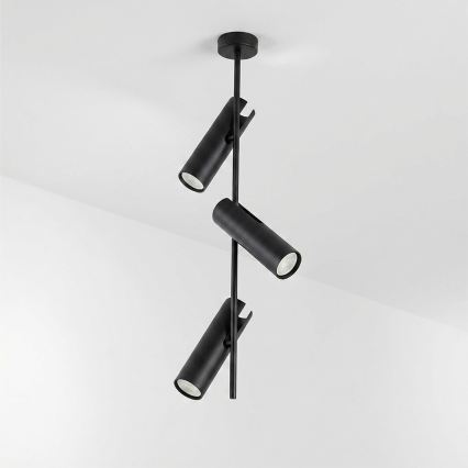 BRILAGI - BRANCH LED RGBW Dimmable Rod Chandelier 3xGU10/6.5W/230V 2700-6500K Black