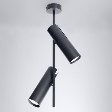 BRILAGI - Dimmable LED RGBW Rod Pendant BRANCH 2xGU10/6.5W/230V 2700-6500K black