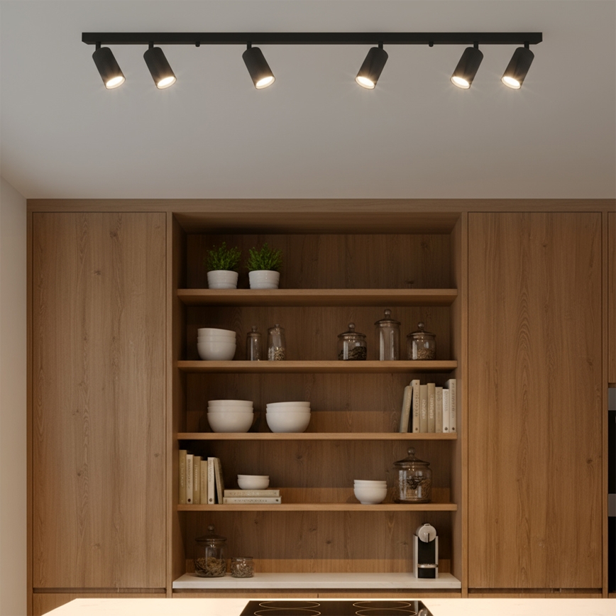 Brilagi - SELE MODERN LED RGBW Dimmable Spotlight 6xGU10/6,5W/230V 2700-6500K Wi-Fi Black