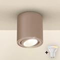 Brilagi - LED RGBW Dimmable Spotlight MIA 1x GU10/4.8W/230V 3000K 84x80 mm beige + remote control