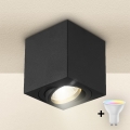 Brilagi - LED RGBW Dimmable Spotlight MIA 1xGU10/30W/230V 2700-6500K Wi-Fi 84x80 mm Black