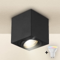 Brilagi - LED RGBW Dimmable Spotlight MIA 1xGU10/30W/230V 3000K Wi-Fi 84x80 mm Black