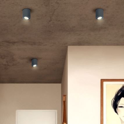 Brilagi - Dimmable LED RGBW Spotlight MIA 1xGU10/30W/230V 2700-6500K Wi-Fi 84x80 mm anthracite