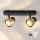 Brilagi - LED RGBW Dimmable Spotlight NUGGET 2xGU10/4,8W/230V 3000K Black/Gold + Remote Control