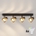 Brilagi - LED RGBW Dimmable Spotlight NUGGET 4xGU10/4,8W/230V 3000K Black/Gold + Remote Control