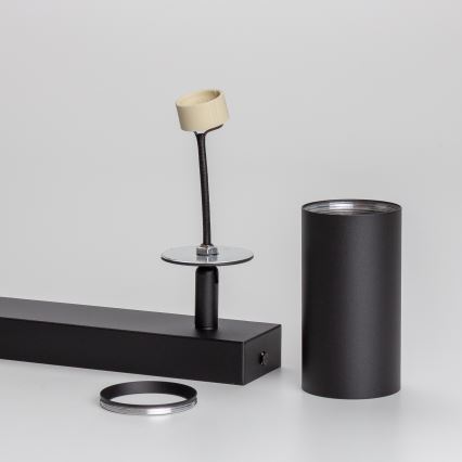 Brilagi - SELE LED RGBW Dimmable Spotlight, 2x GU10 6W (230V), 3000K, Black — Includes Remote Control