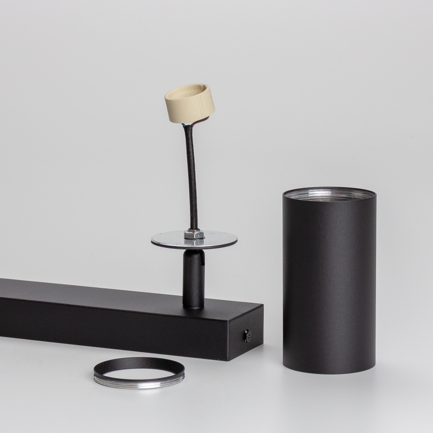 Brilagi - SELE LED RGBW Dimmable Spotlight, 2x GU10 6W (230V), 3000K, Black — Includes Remote Control