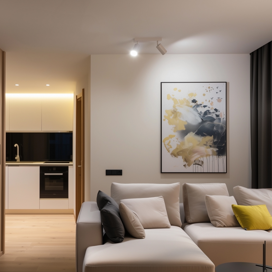 Brilagi - LED RGBW Dimmable spotlight SELE 2xGU10/6W/230V 3000K white + remote control