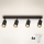 Brilagi - LED RGBW Dimmable Spotlight SELE 4xGU10/4,8W/230V 3000K Black/Gold + Remote Control