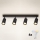 Brilagi - LED RGBW Dimmable Spotlight SELE 4xGU10/4,8W/230V 3000K Black + Remote Control