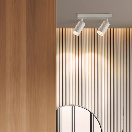 Brilagi - LED RGBW Dimmable Spotlight SELE DIAMANT 2xGU10/4,8W/230V 3000K White + Remote Control
