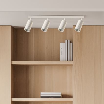 Brilagi - LED RGBW dimmable spotlight SELE DIAMANT 4xGU10/4,8W/230V 3000K white + remote control