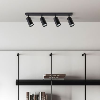 Brilagi - SELE DIAMANT LED RGBW Dimmable Spotlight 4x GU10 / 6.5W / 230V 2700–6500K Wi‑Fi Black