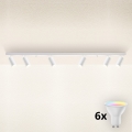Brilagi - LED RGBW Dimmable Spotlight SELE DIAMANT 6xGU10/6,5W/230V 2700-6500K Wi-Fi white