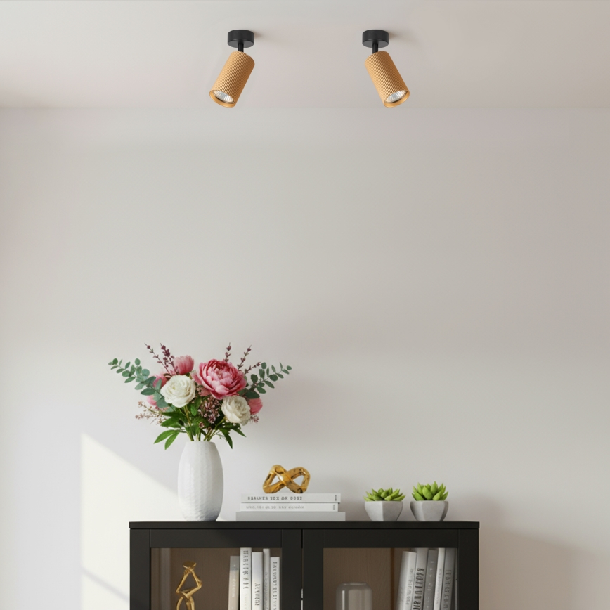 Brilagi - SELE MODERN LED RGBW Dimmable Spotlight 1x GU10/4,8W/230V 3000K Gold + Remote Control