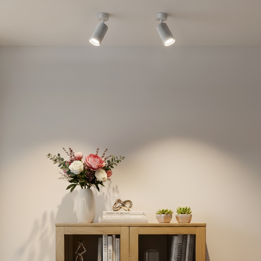 Brilagi - SELE MODERN LED RGBW Dimmable Spotlight 1x GU10/4,8W/230V 3000K White + Remote Control