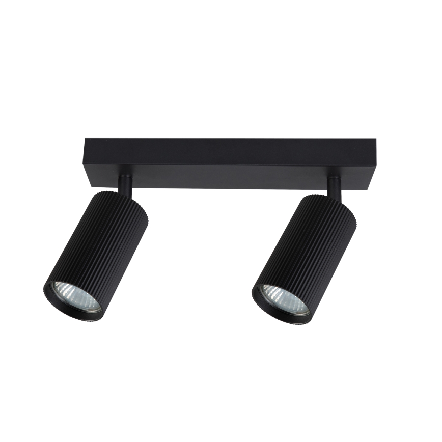 Brilagi - LED RGBW Dimmable Spotlight SELE MODERN 2xGU10/4,8W/230V 3000K Black + Remote Control