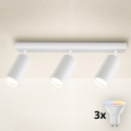 Brilagi - LED RGBW Dimmable Spotlight SELE MODERN 3xGU10/4,8W/230V 3000K White + Remote Control